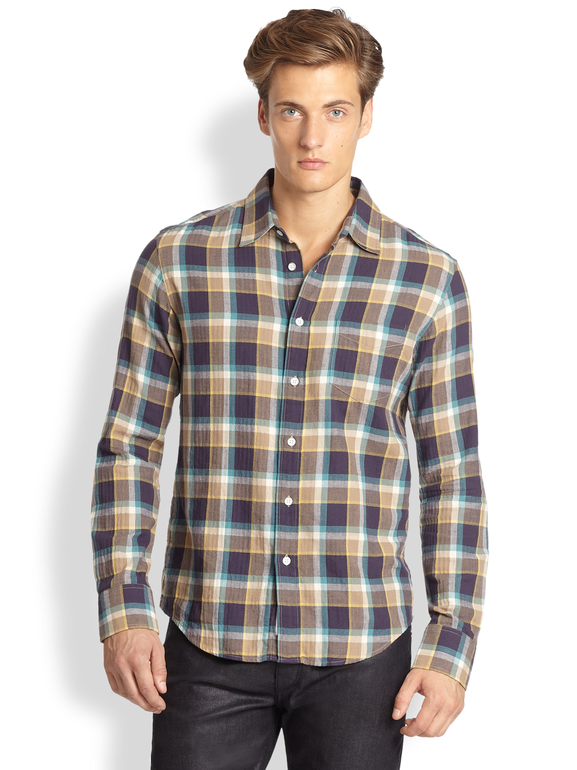 rag and bone flannel shirt