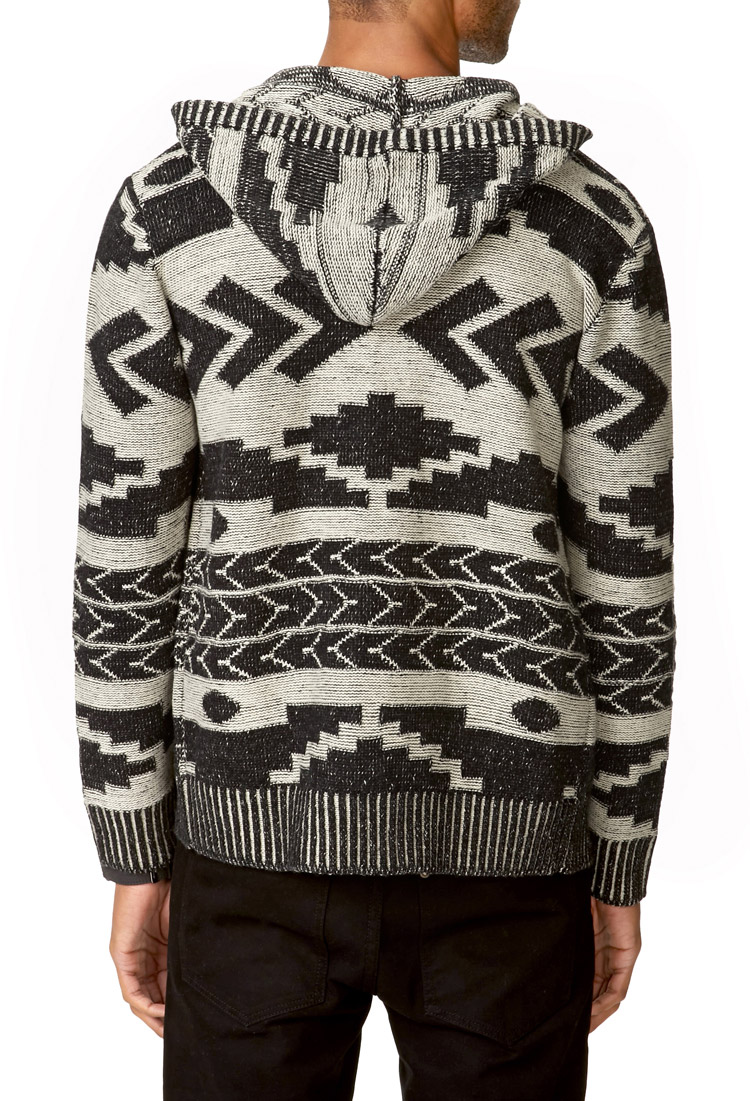 Lyst - Forever 21 Southwestern Style Sweater in Natural for Men
