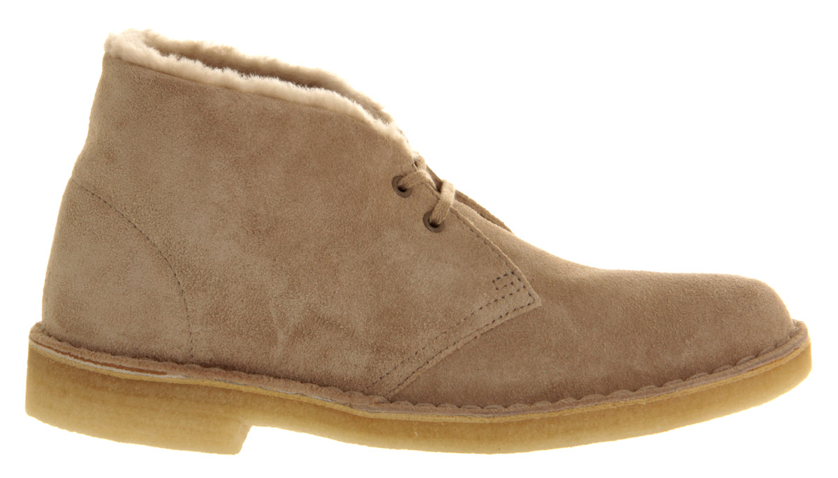 Lyst - Clarks Desert Hug Boot in Natural