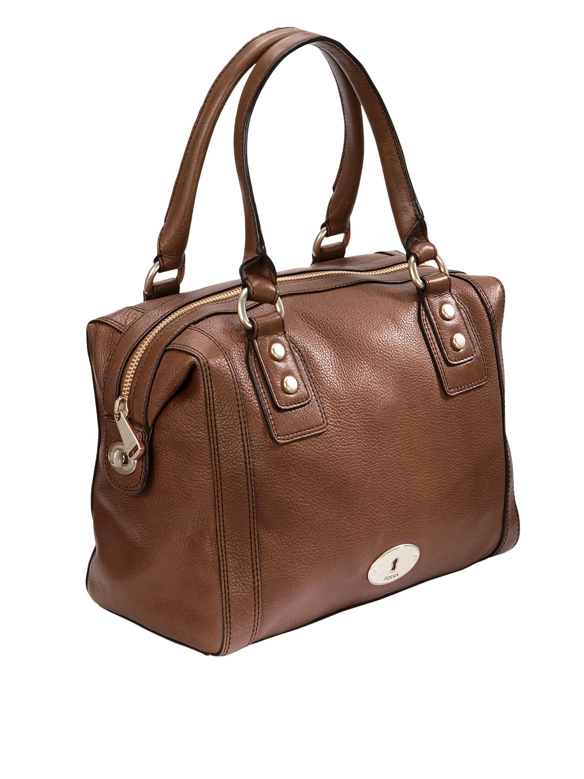 Fossil Fossil Marlow Satchel in Brown (chestnut) | Lyst