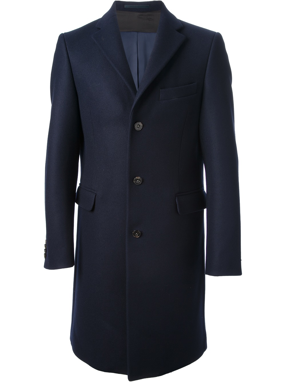 Lyst - Acne Studios Garret Overcoat in Blue for Men
