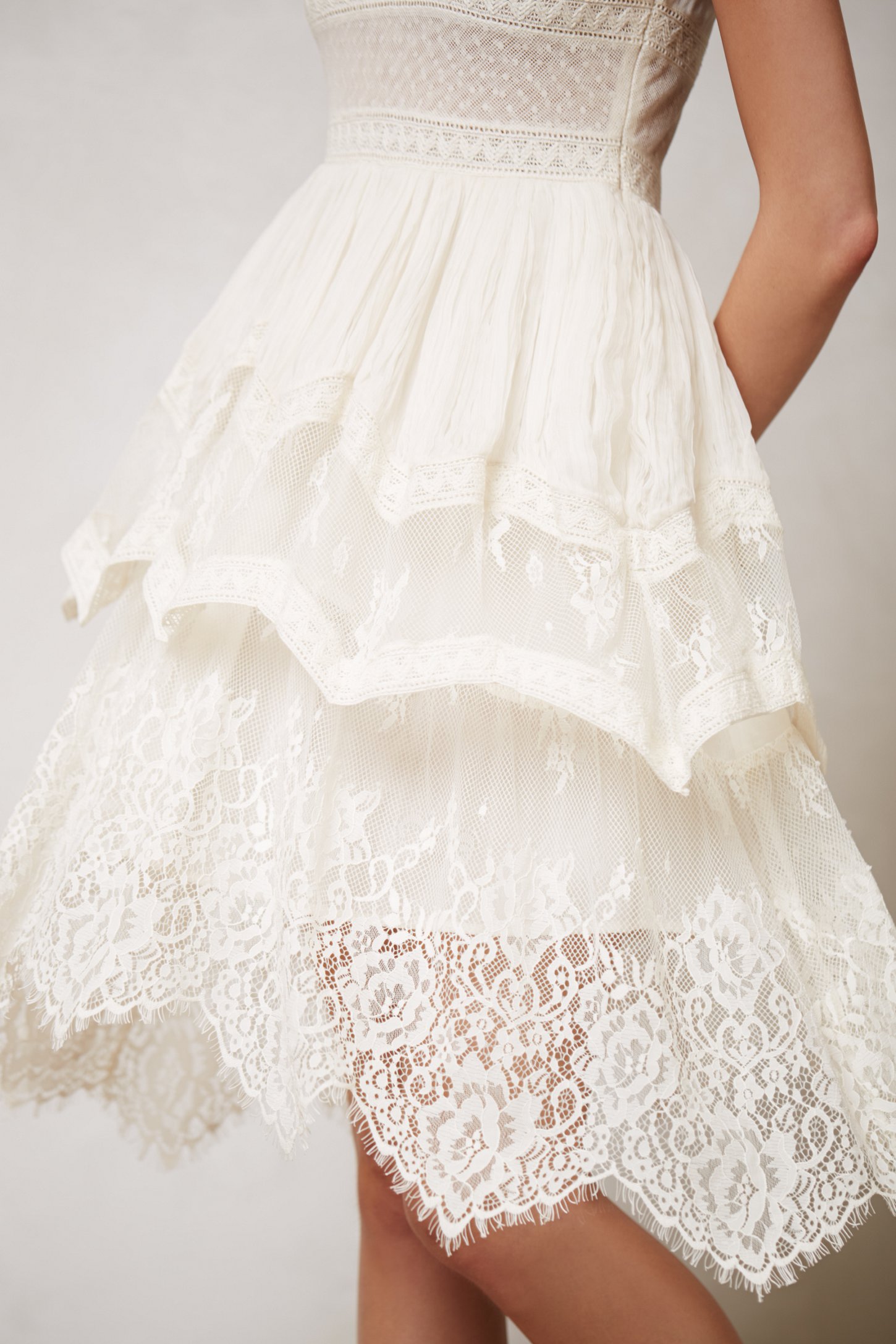 Lyst Anthropologie Lacefall Dress in White