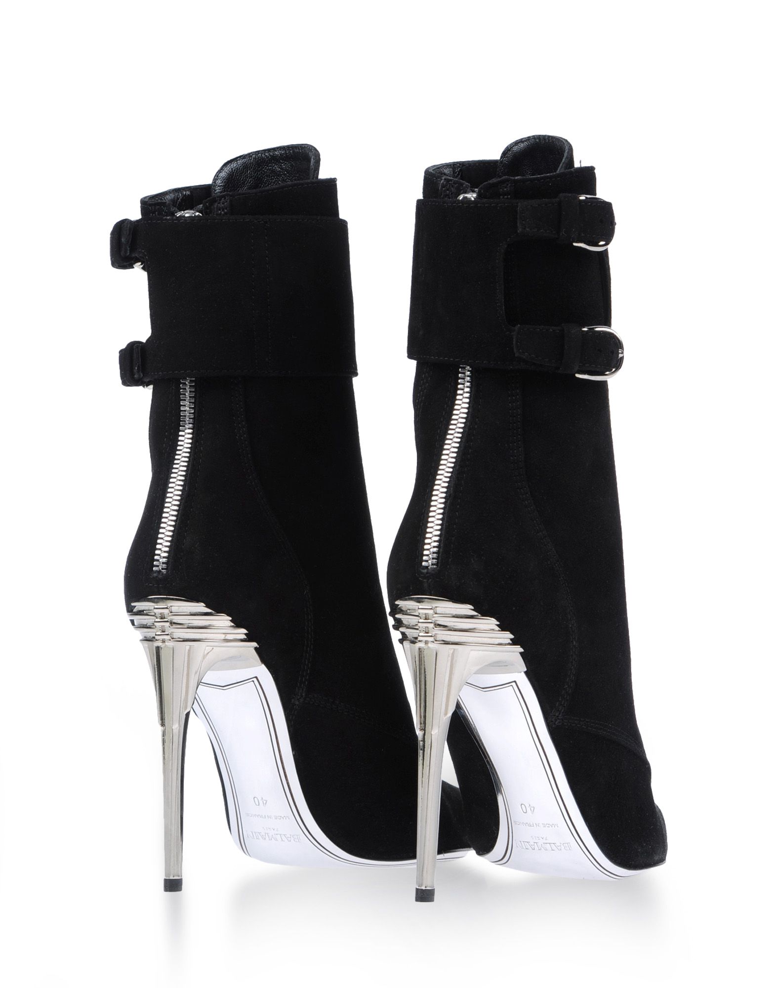 Balmain Ankle Boots in Black - Lyst