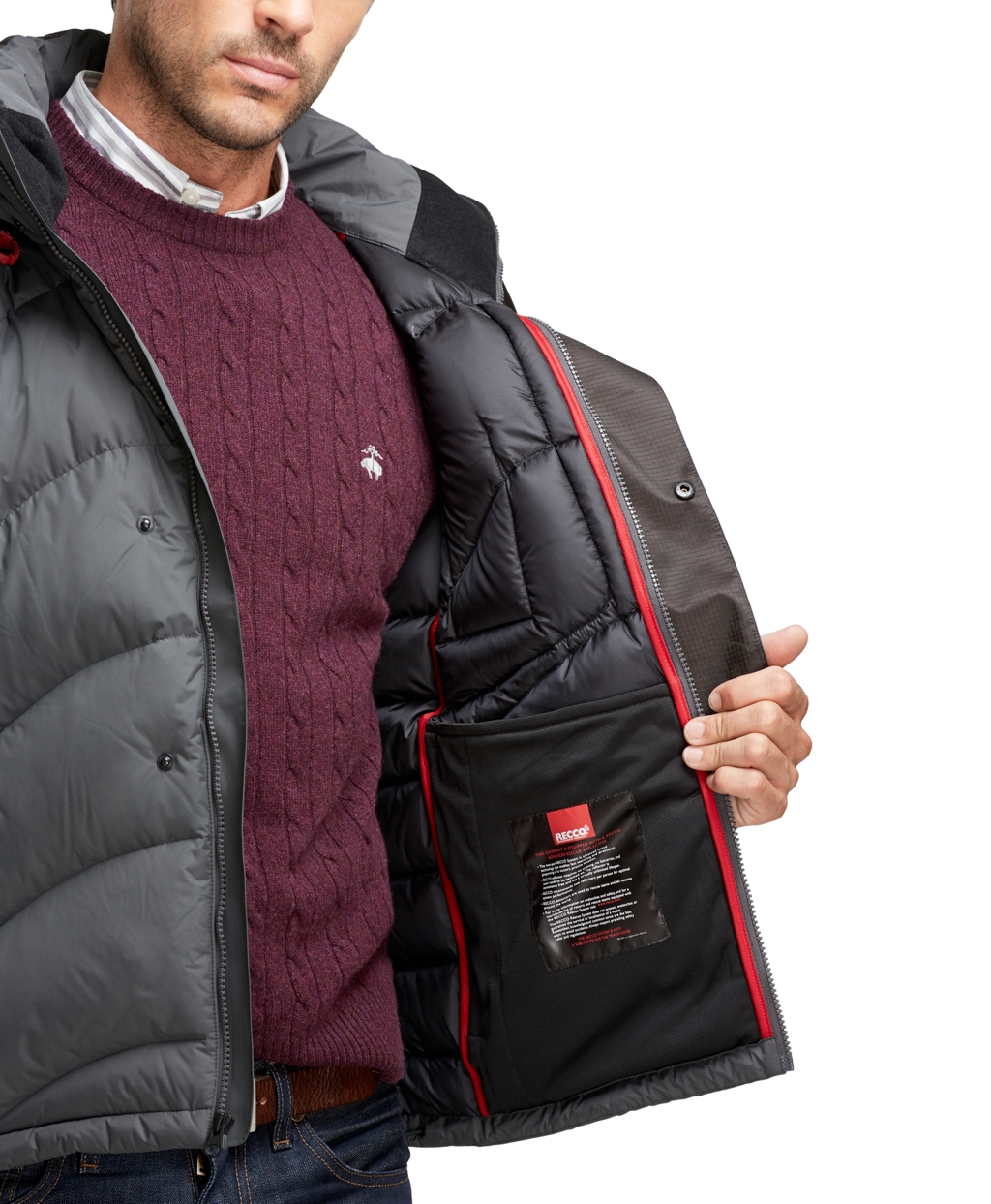 brooks brothers down coat