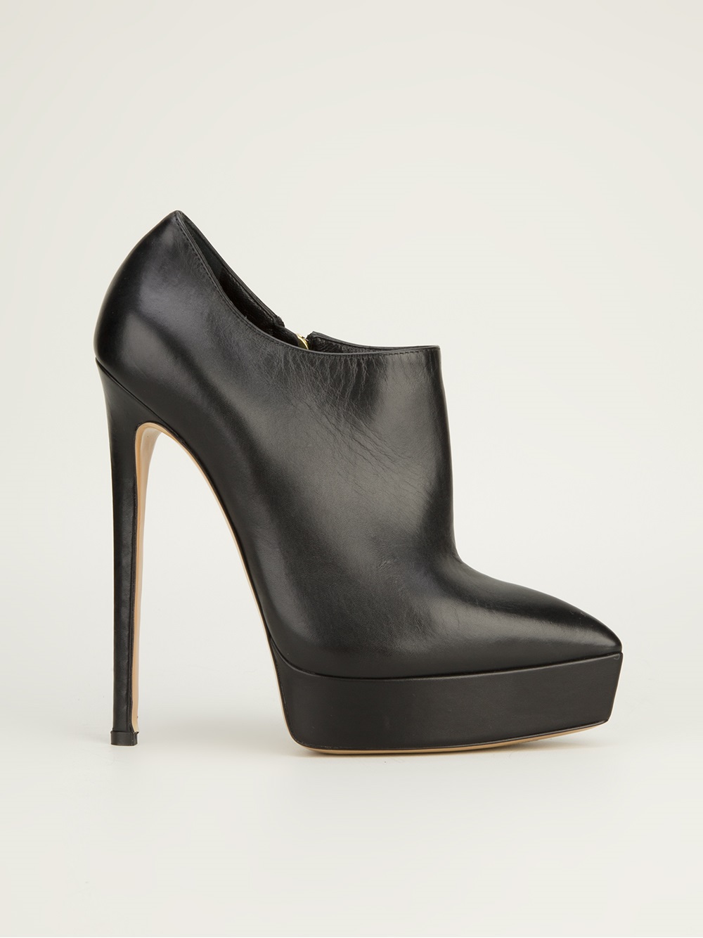 Casadei Stiletto Ankle Boot in Black - Lyst