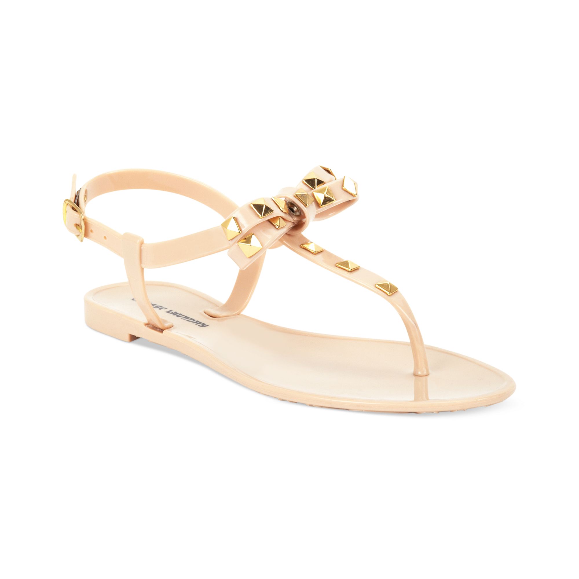 Chinese Laundry Lift Off Flat Thong Sandals in Beige (Nude) | Lyst