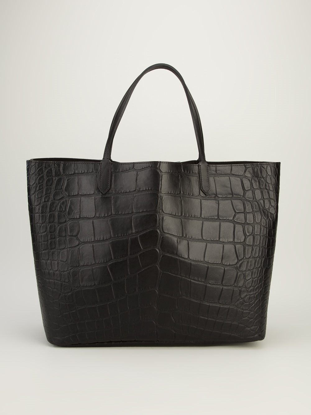 Givenchy Antigona Crocodile Effect Tote in Black - Lyst