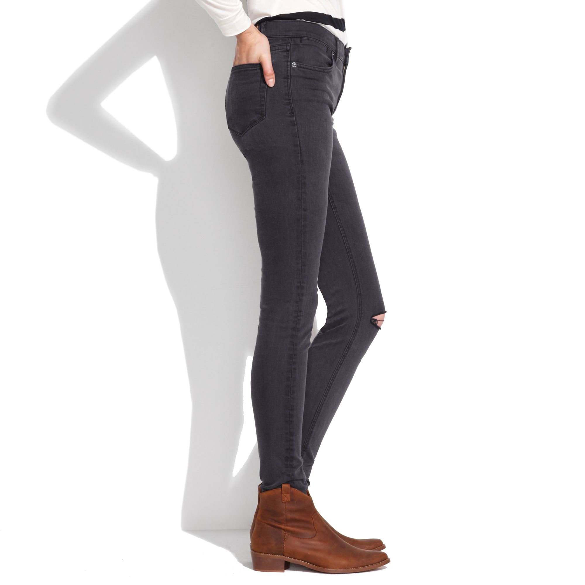 charcoal skinny jeans