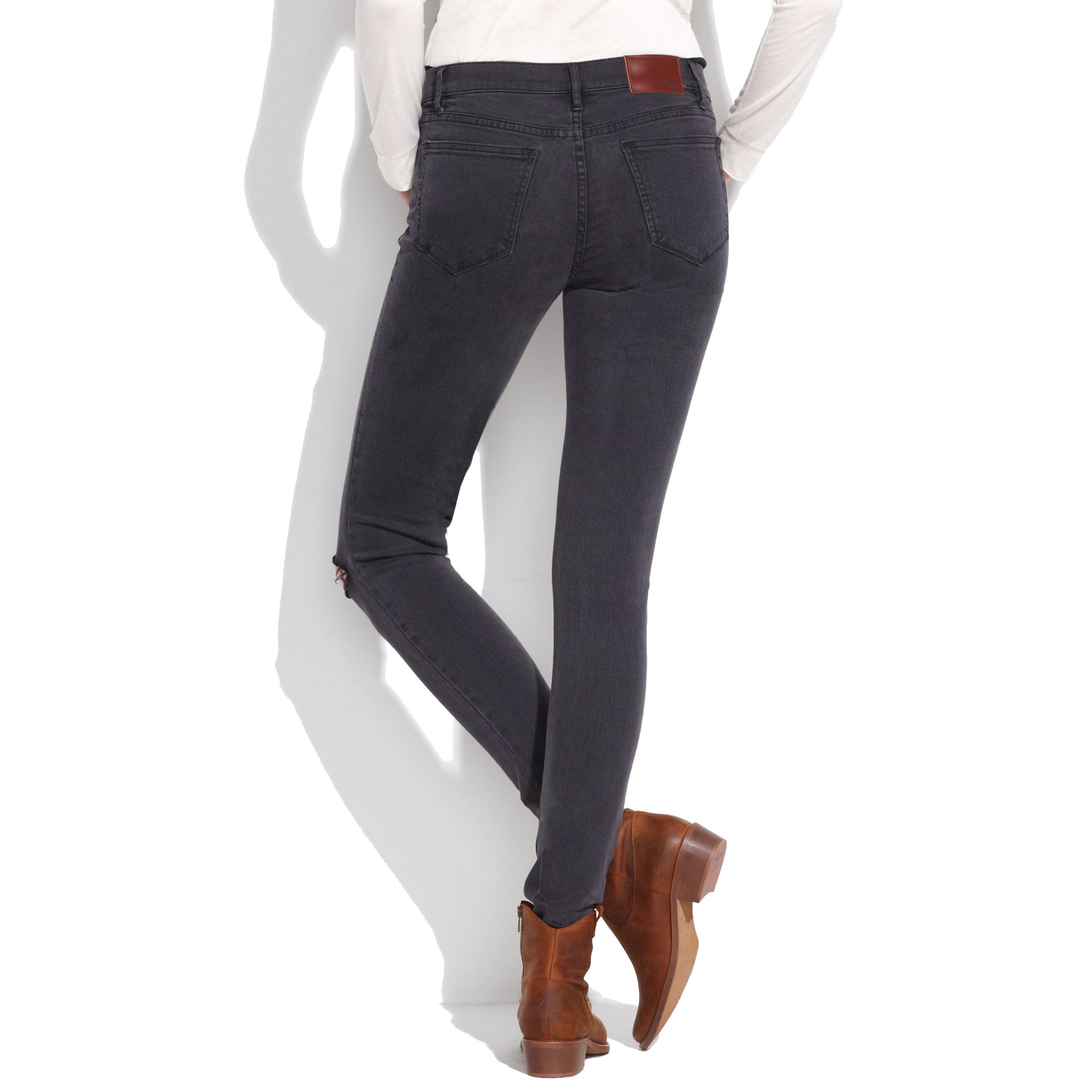 charcoal skinny jeans