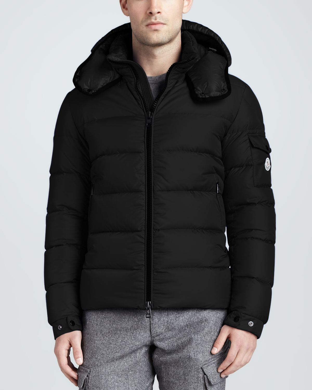 Moncler Himalaya Quilted Down Jacket in Black - Lyst