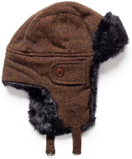 Paul Smith Wool Trapper Hat in Brown for Men (Neutral and Brown) | Lyst