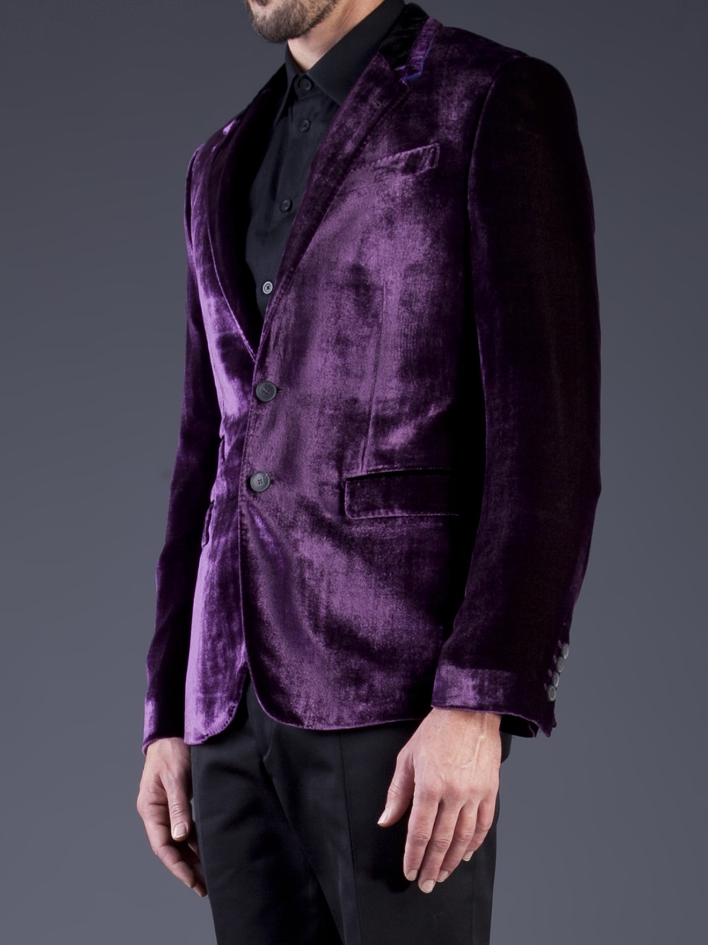 Lyst Paul Smith Gents Tailored Fit Velvet Blazer in Purple for Men