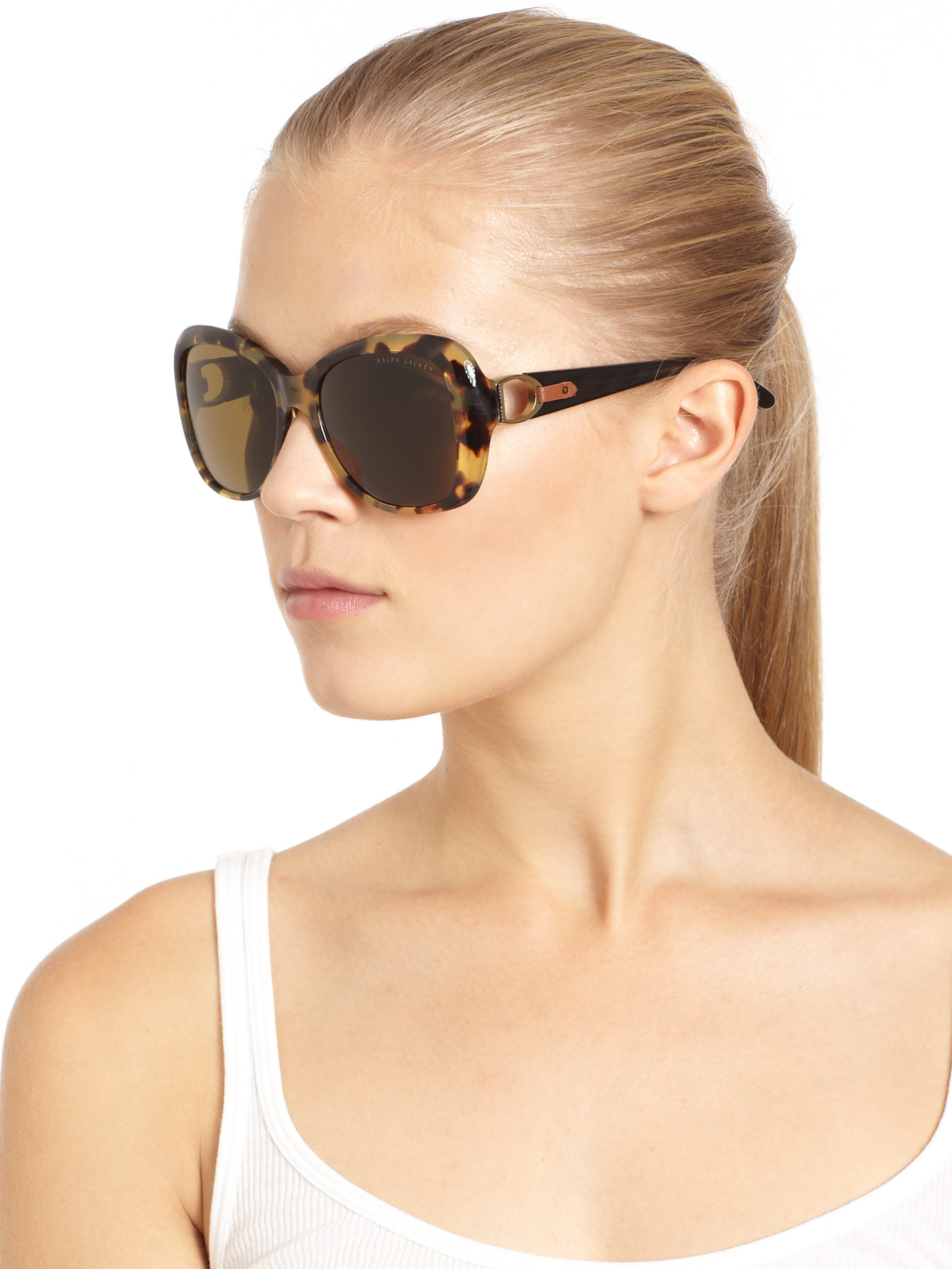 Ralph lauren oversized sunglasses Clearance
