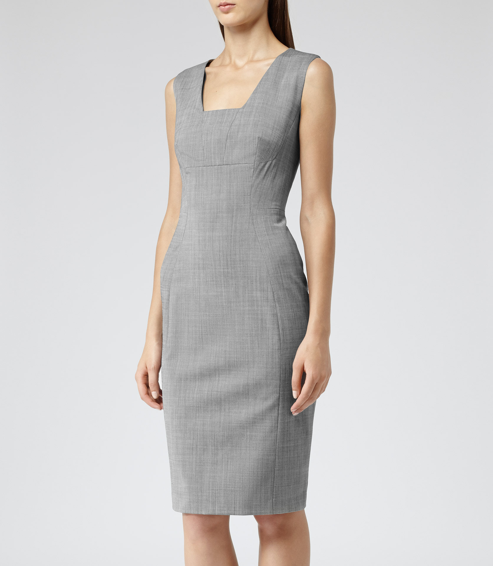 reiss grey dress