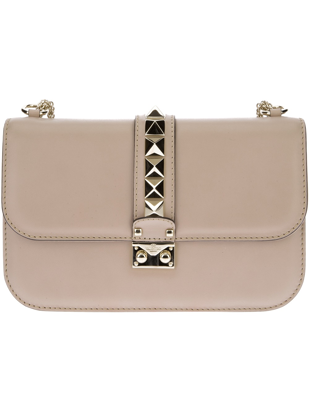 rockstud shoulder bolsa valentino