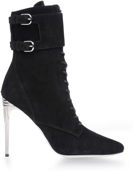Balmain Ankle Boots in Black | Lyst