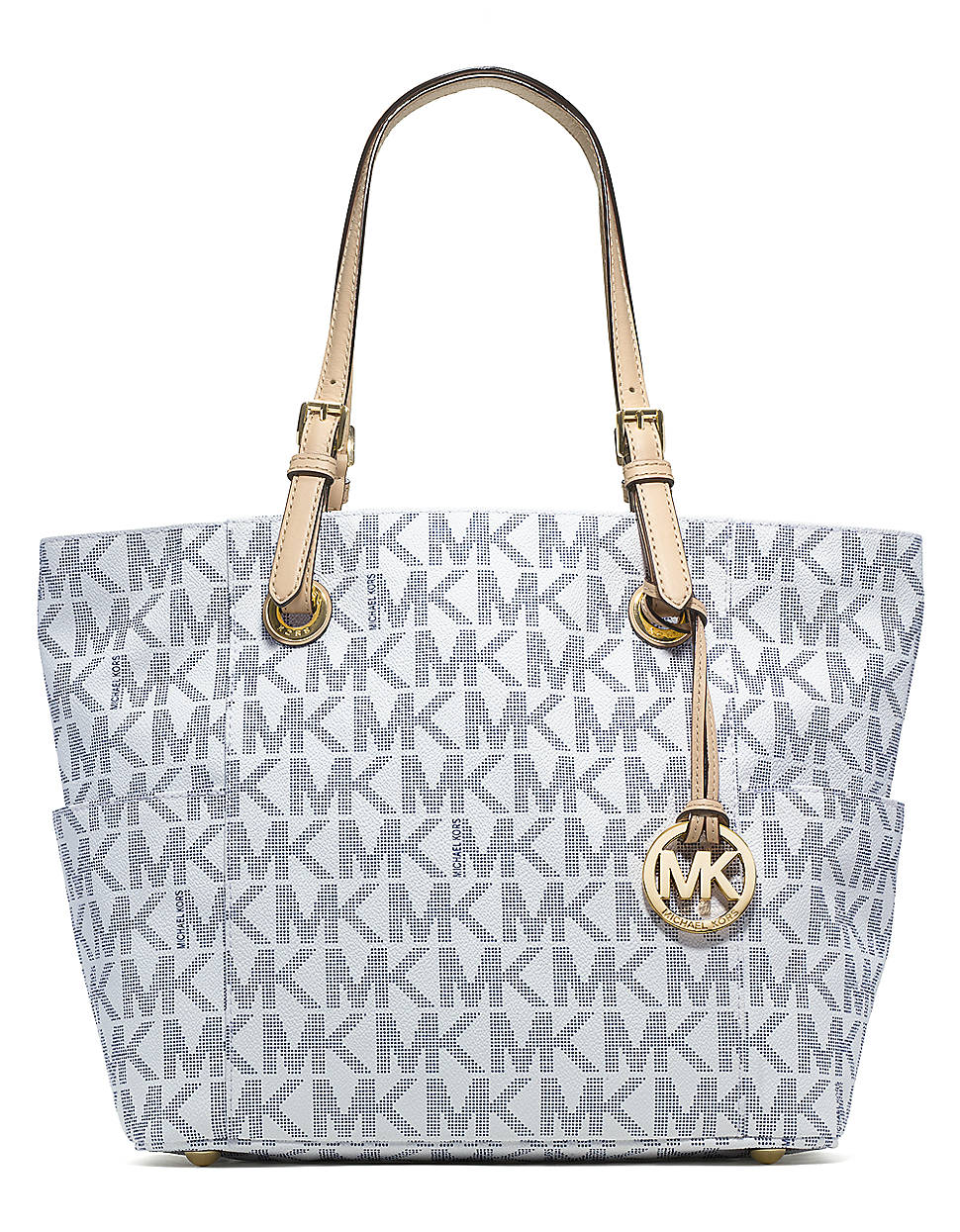 michael kors white mini purse