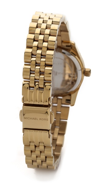 Michael Kors Petite Lexington Watch in Metallic | Lyst