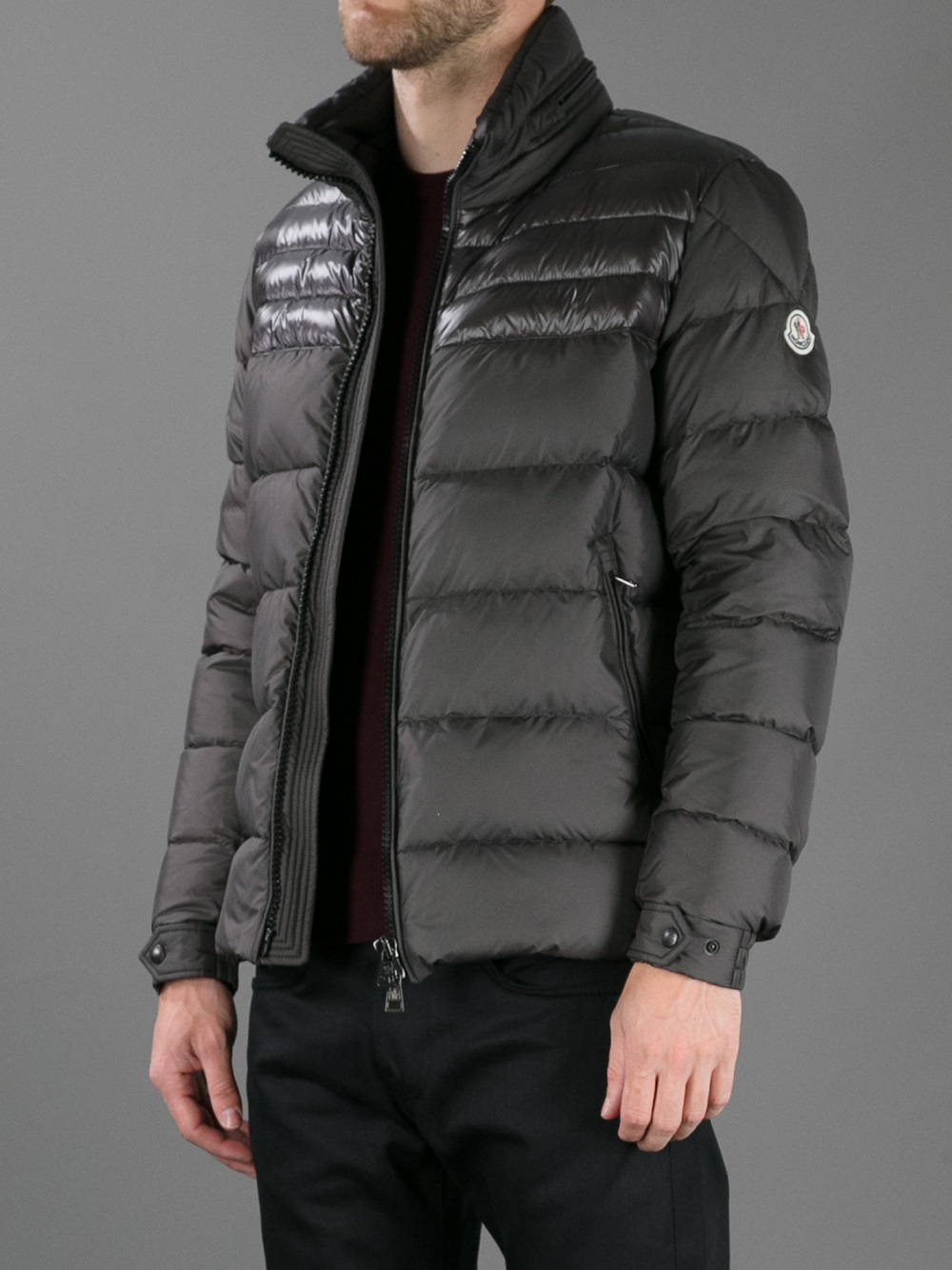 Lyst - Moncler Dinant Padded Jacket in Gray for Men