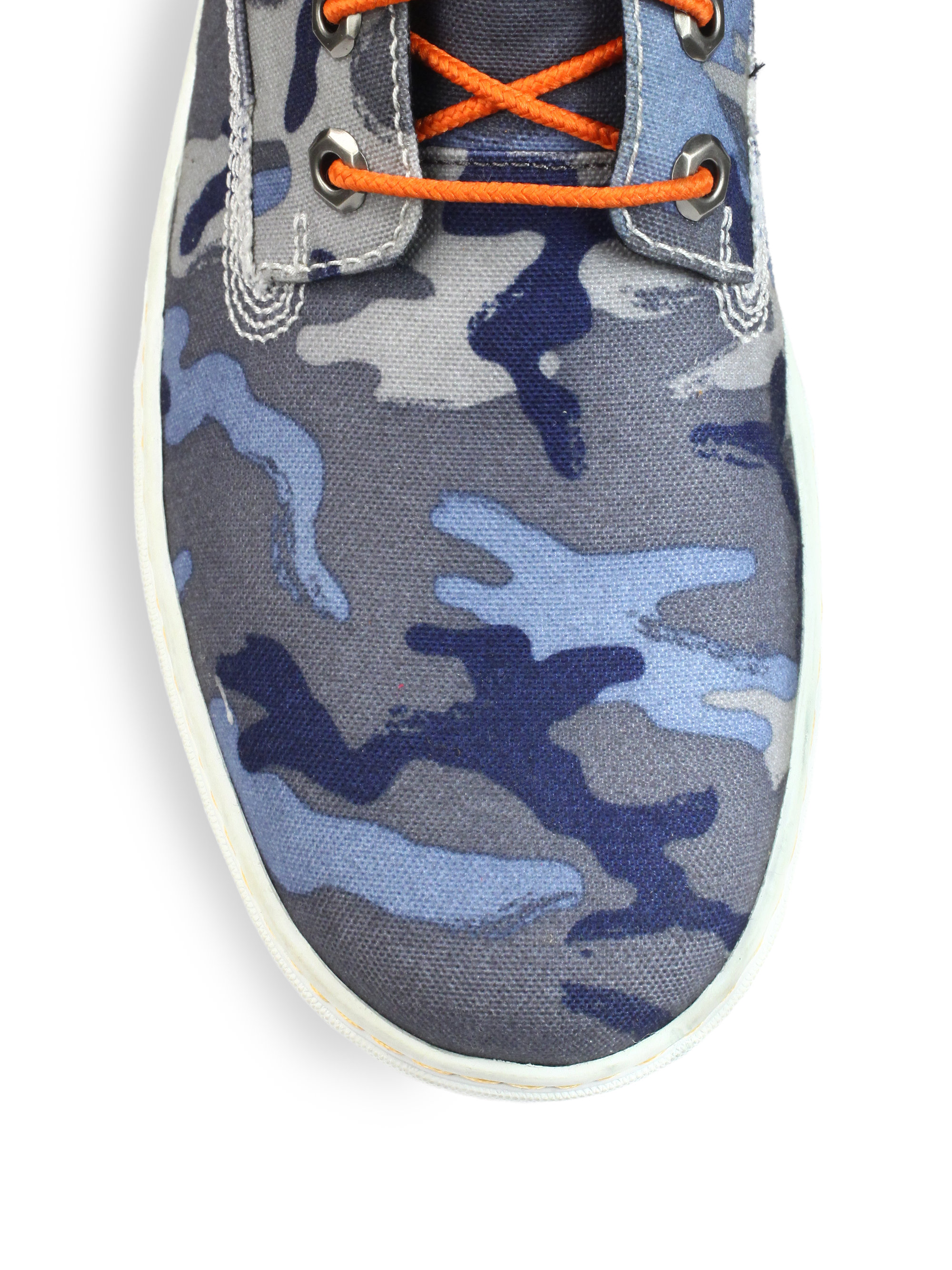 Timberland Blue Camo Boots for Men | Lyst