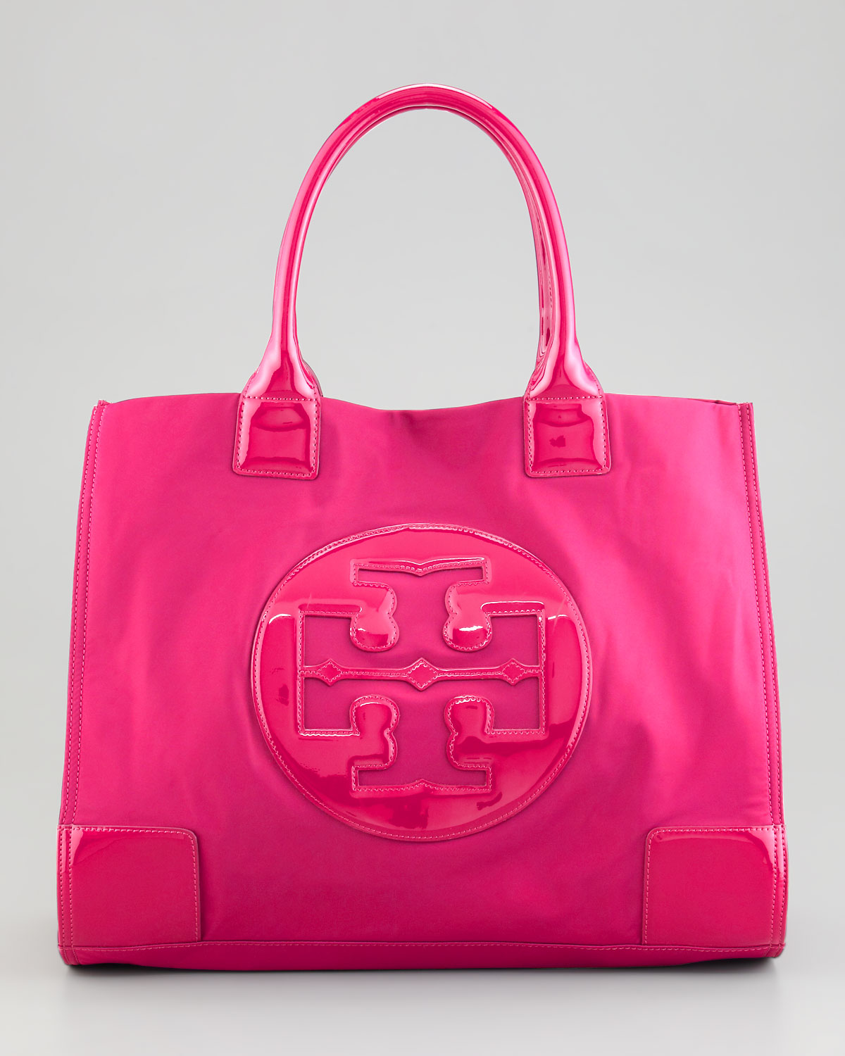 pink tory burch tote