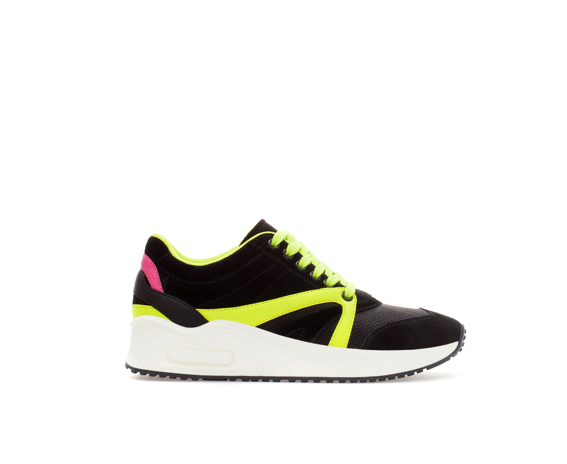 Zara Trf Running Shoe in Yellow Lyst