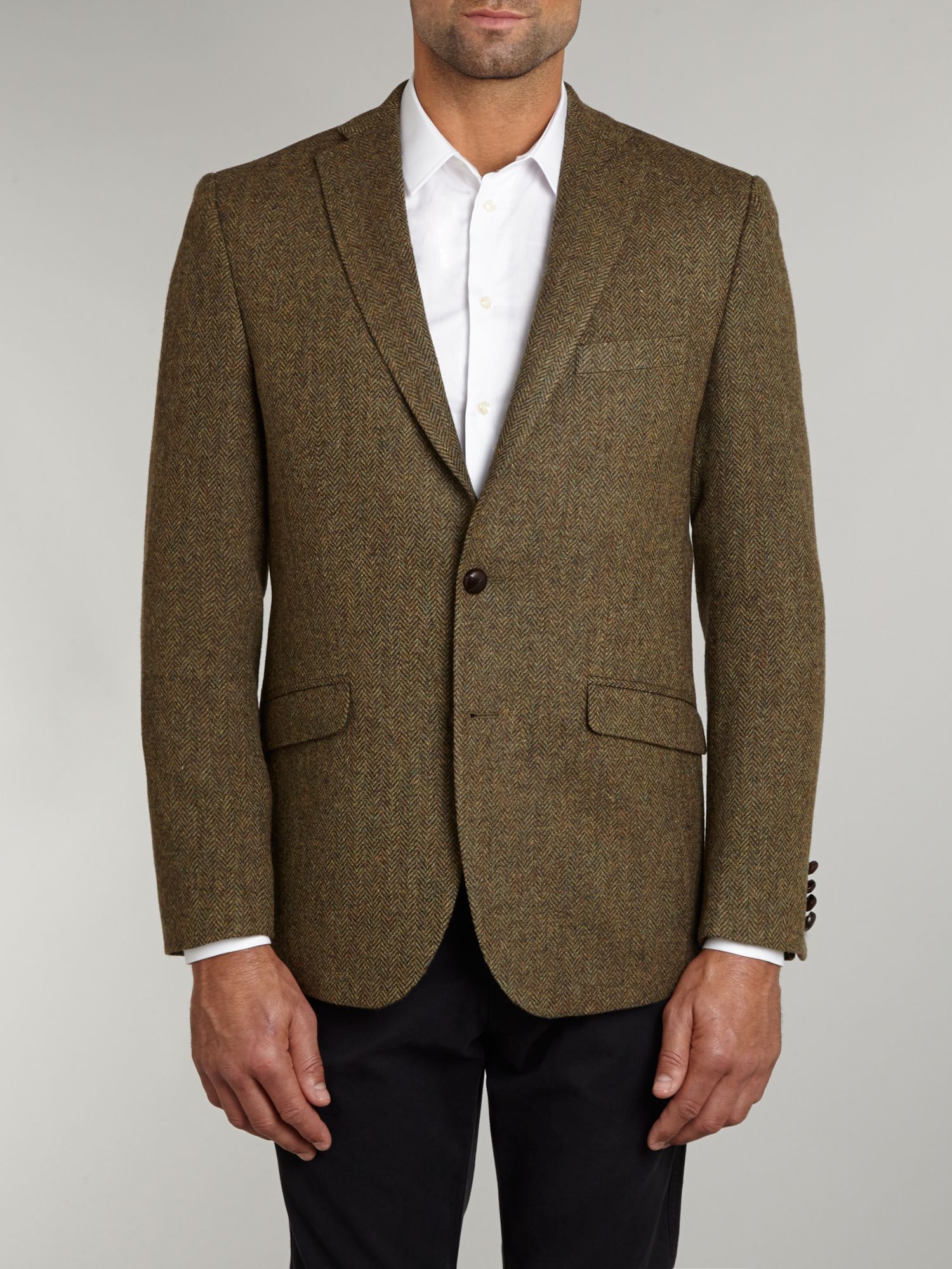 Barbour Tweed Blazer in Green for Men | Lyst