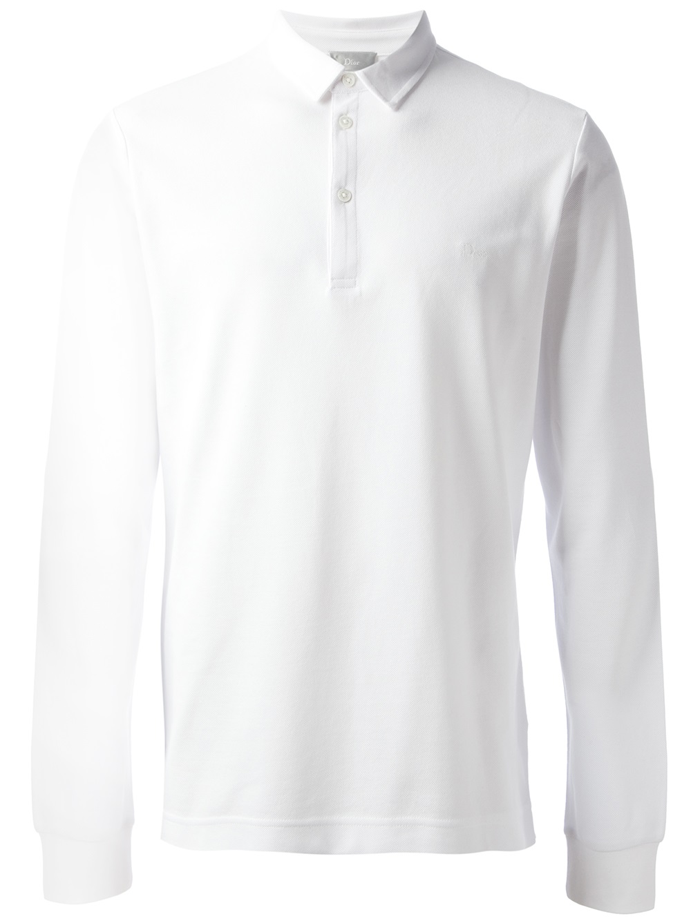 long white polo shirt