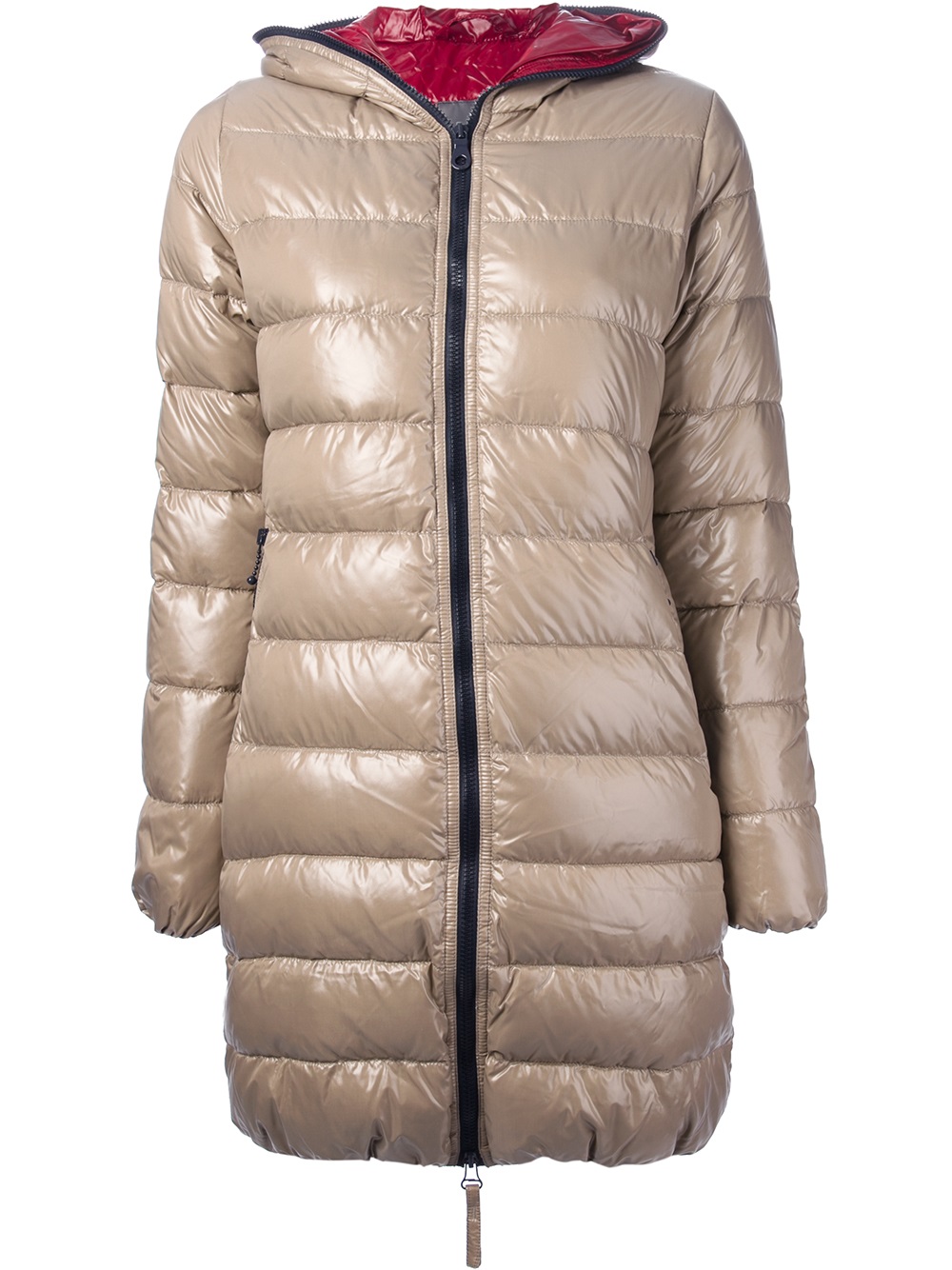 high shine puffer jacket men