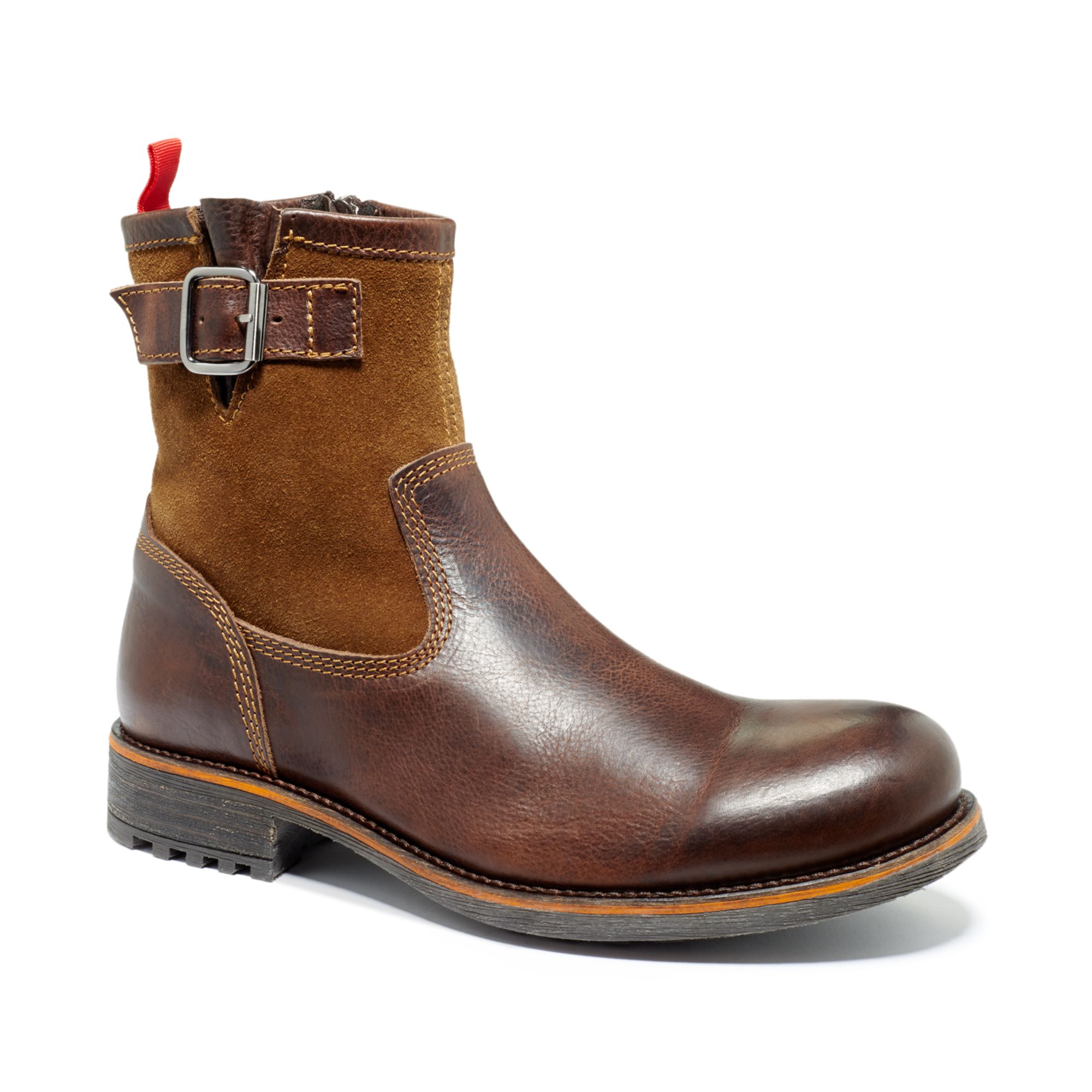 kenneth cole mens zipper boots