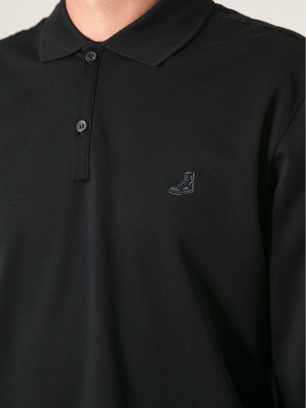 lanvin long sleeve polo