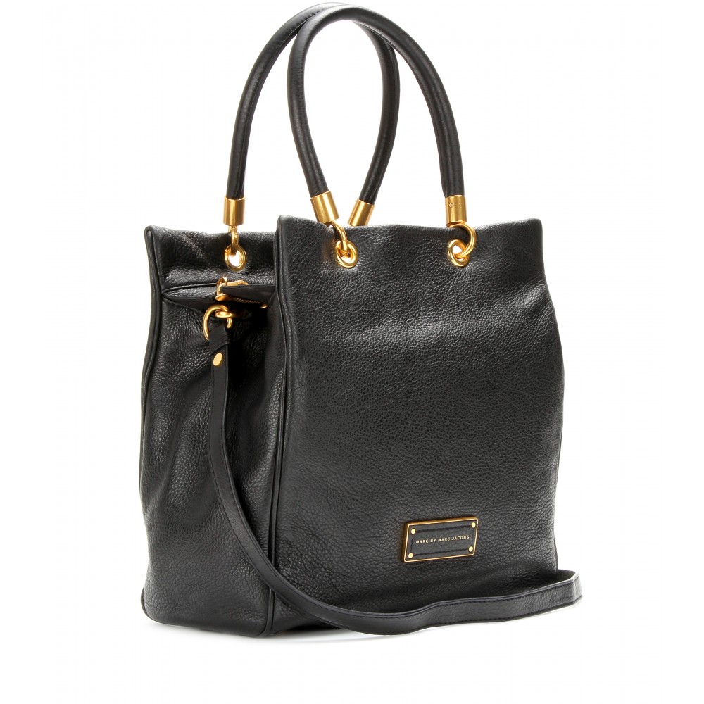 Marc By Jacobs Bentley Leather Tote In Black Lyst Marc Jacobs Bentley Leather Tote