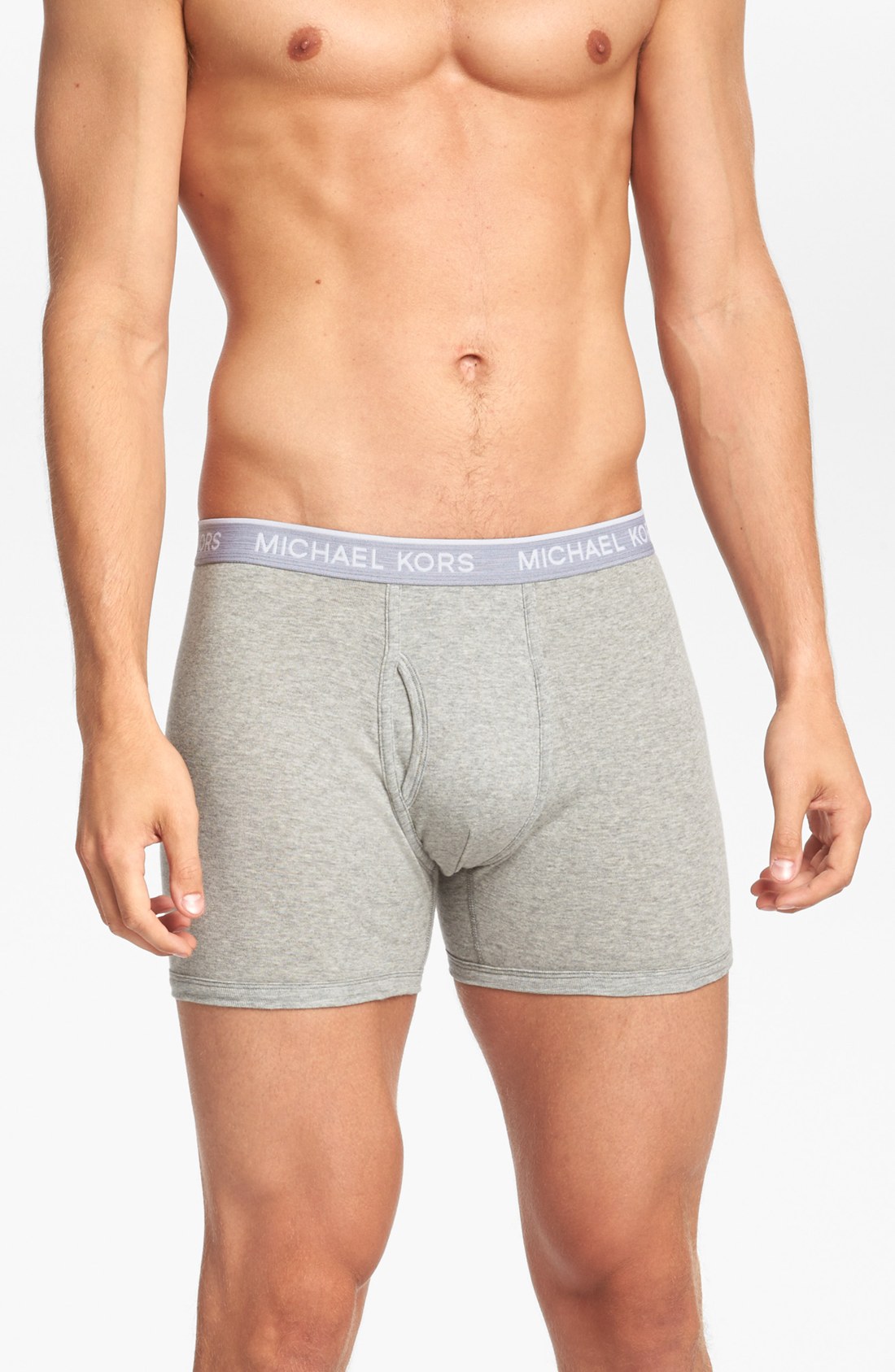 Michael Kors 'Soft Touch' Boxer Briefs, (3Pack) in Gray for Men (Grey
