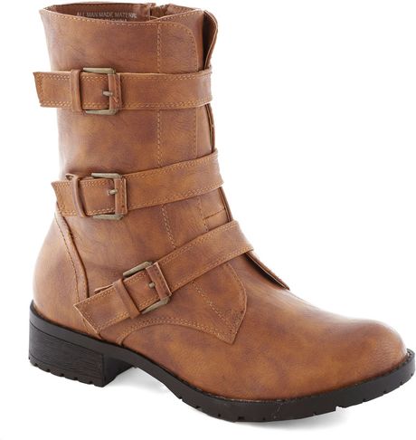 Modcloth Ginger Beer Boot in Brown (Tan) | Lyst