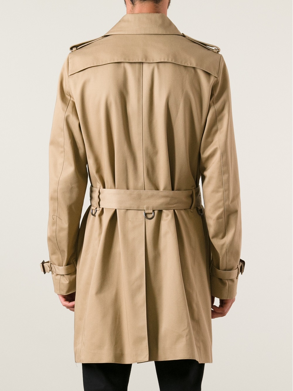 Paul Smith Paul Smith Trench Coat in Natural for Men - Lyst