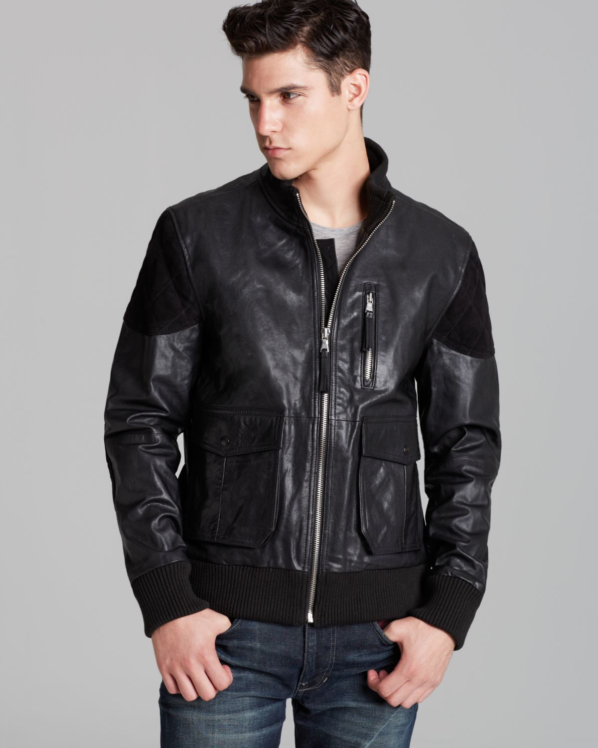 prps leather jacket