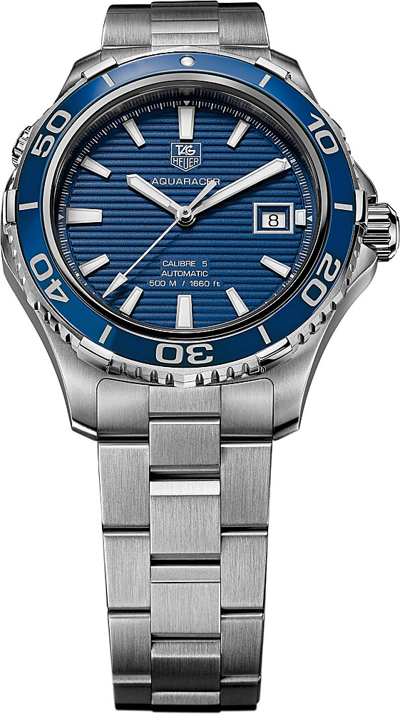 Tag Heuer Aquaracer 500m Calibre 5 Automatic Watch 41mm in Silver  (Metallic) for Men | Lyst