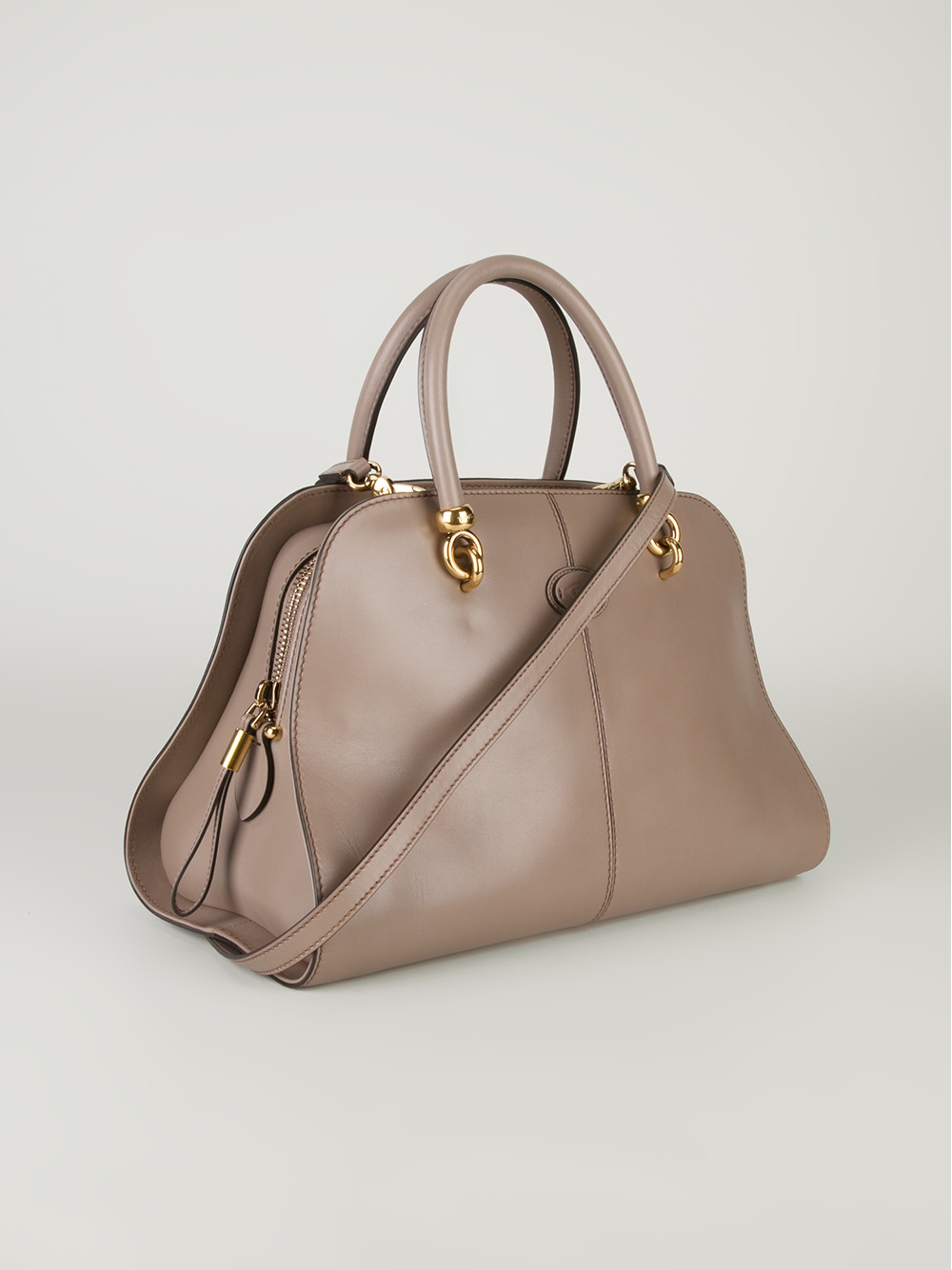 Tod's Tods Sella Small Bowling Bag in Grey (Gray) Lyst