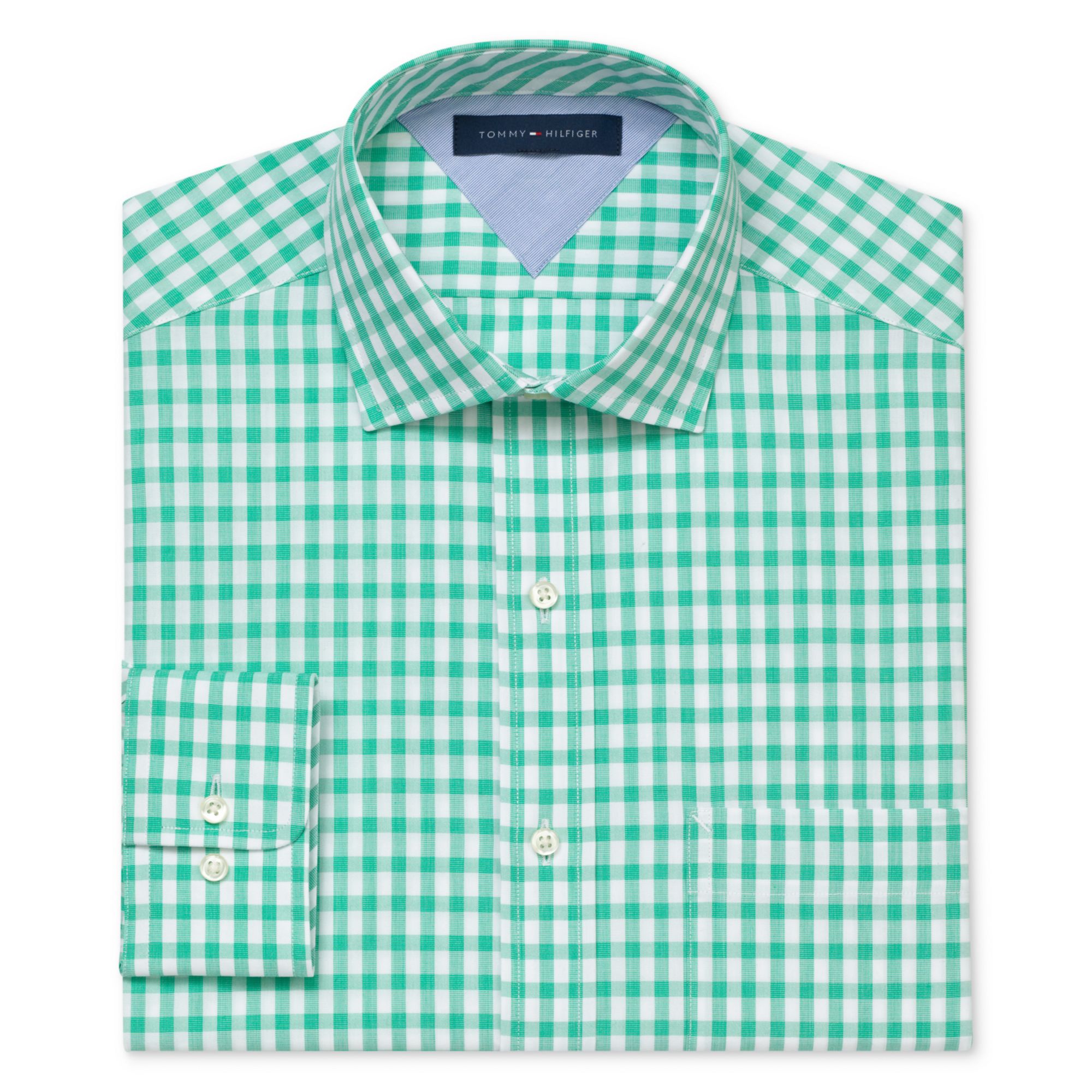 tommy hilfiger green long sleeve