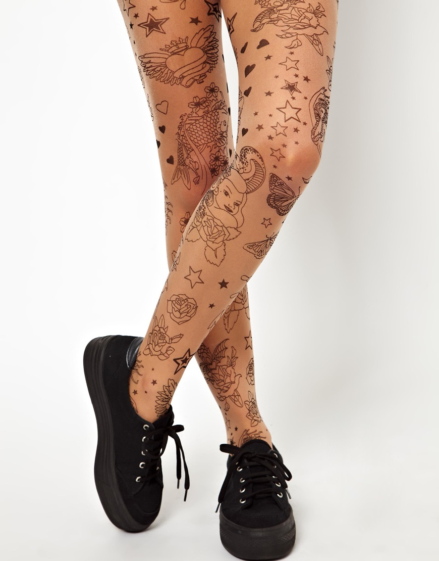 Tattoo Tights Are The Latest Trend In Hosiery - UK Tights Blog