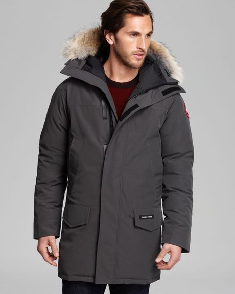 Canada Goose | Gray Langford Parka With Fur Hood for Men | Lyst