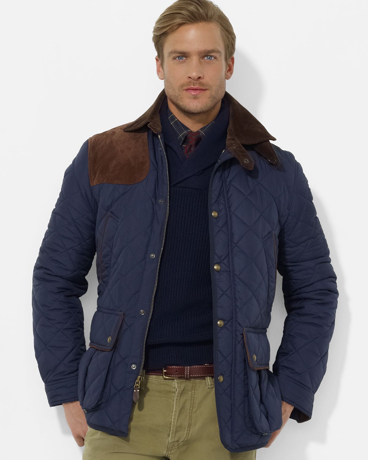 Ralph Lauren Polo Brooks Quilted Car 