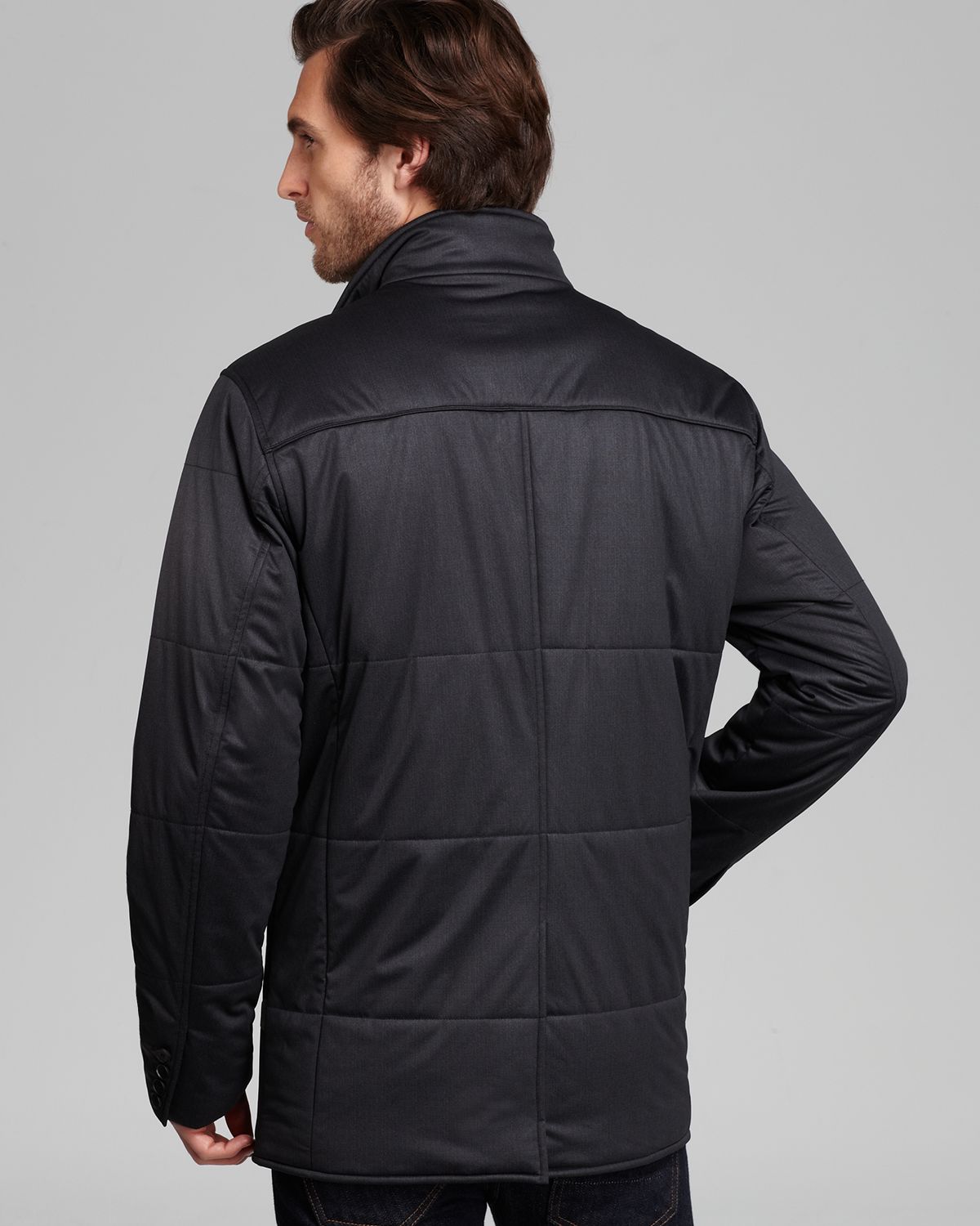 Lyst Tumi Lightweight Quilted Jacket in Black for Men