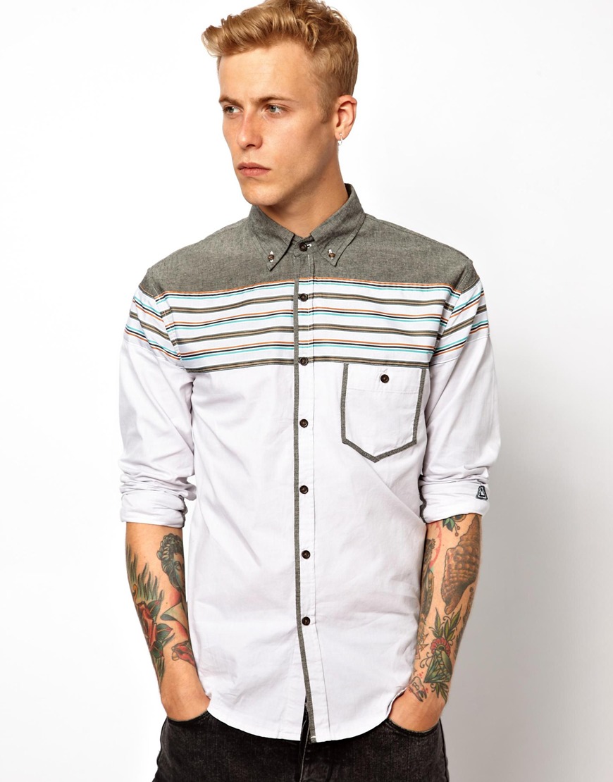 Lyst - Aldo Volklore Tasty Shirt in Gray for Men