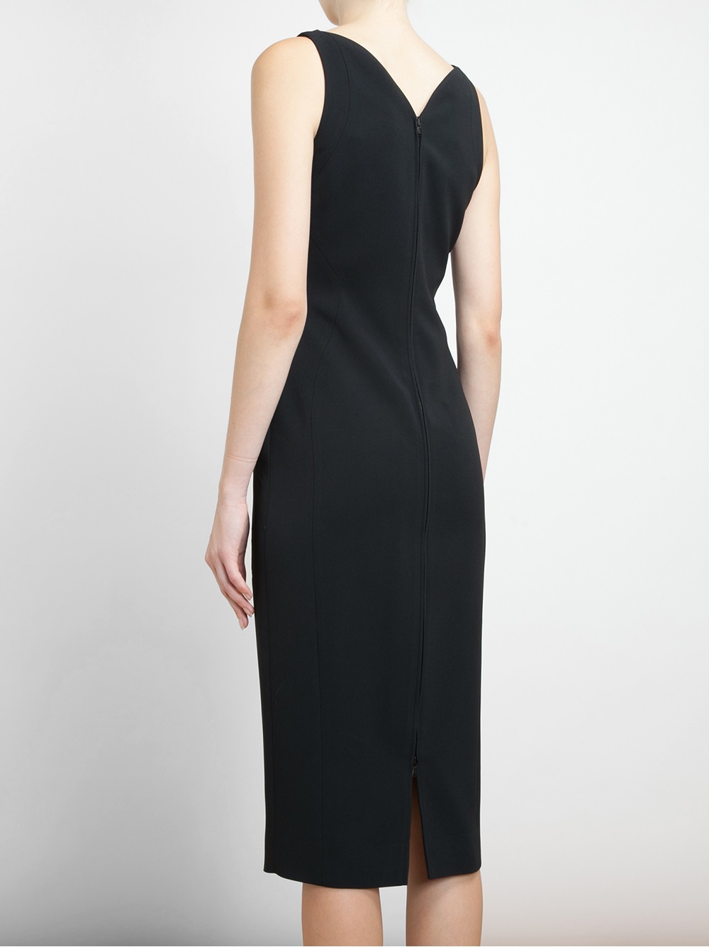 Antonio Berardi Geometric Jacquard Woolblend Dress in Black (Metallic ...