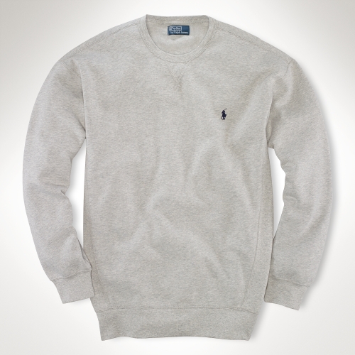 white polo crew neck sweater