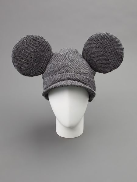 Comme Des Garçons Plus Ear Beanie Hat in Gray for Men (grey) | Lyst
