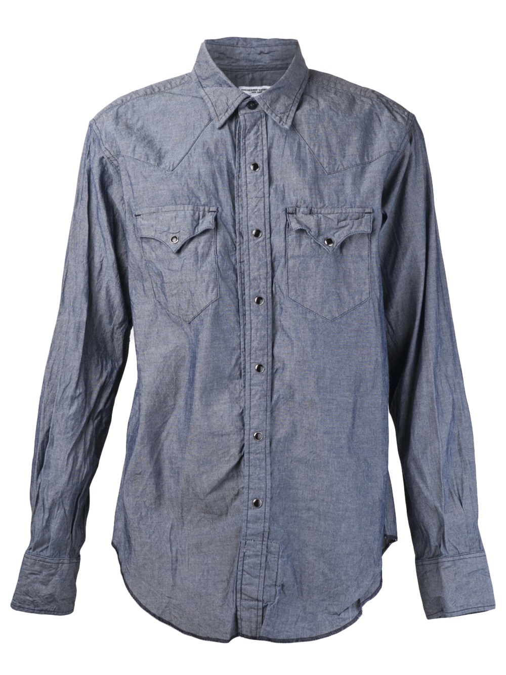Engineered Garments Western Chambray Shirt in Blue for Men - Lyst