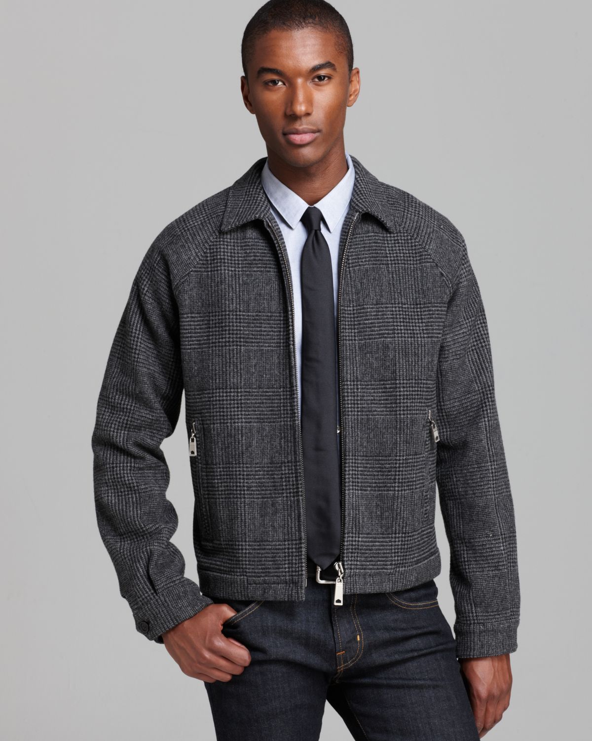 wool zip jacket