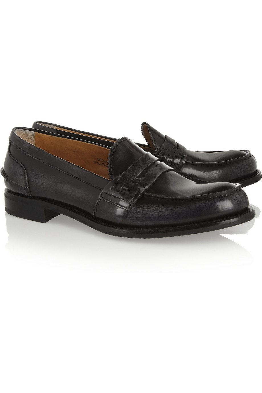 polished loafers